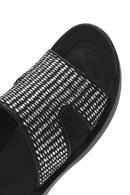 Kadın Siyah Hasır Terlik | Derimod