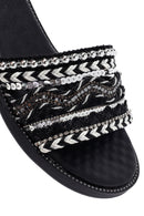 Kadın Siyah Taşlı Terlik | Derimod