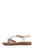 Woman Pink Stone Sandals | Derimod
