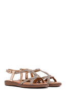 Woman Pink Stone Sandals | Derimod