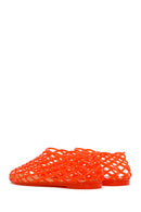 Women's Red Jelly Ballerina | Derimod