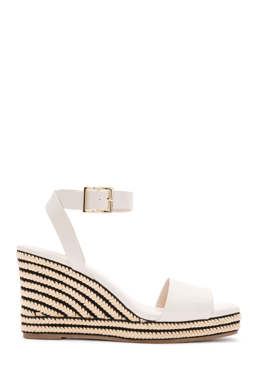 Women's Cream Ankle Strap Wedge Heel Espadrilles 25SFE480718 | Derimod
