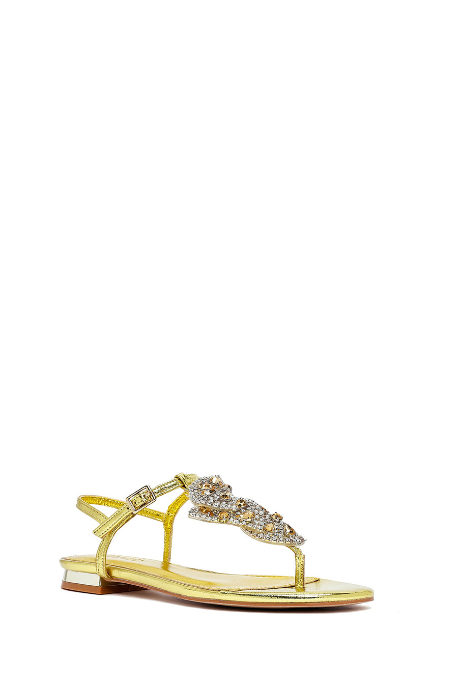 Women's Yellow Stone Flip Flops Sandals