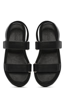 Kadın Siyah Kalın Tabanlı Sandalet | Derimod