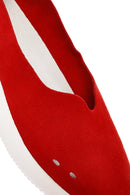 Kadın Kırmızı Süet Espadril | Derimod