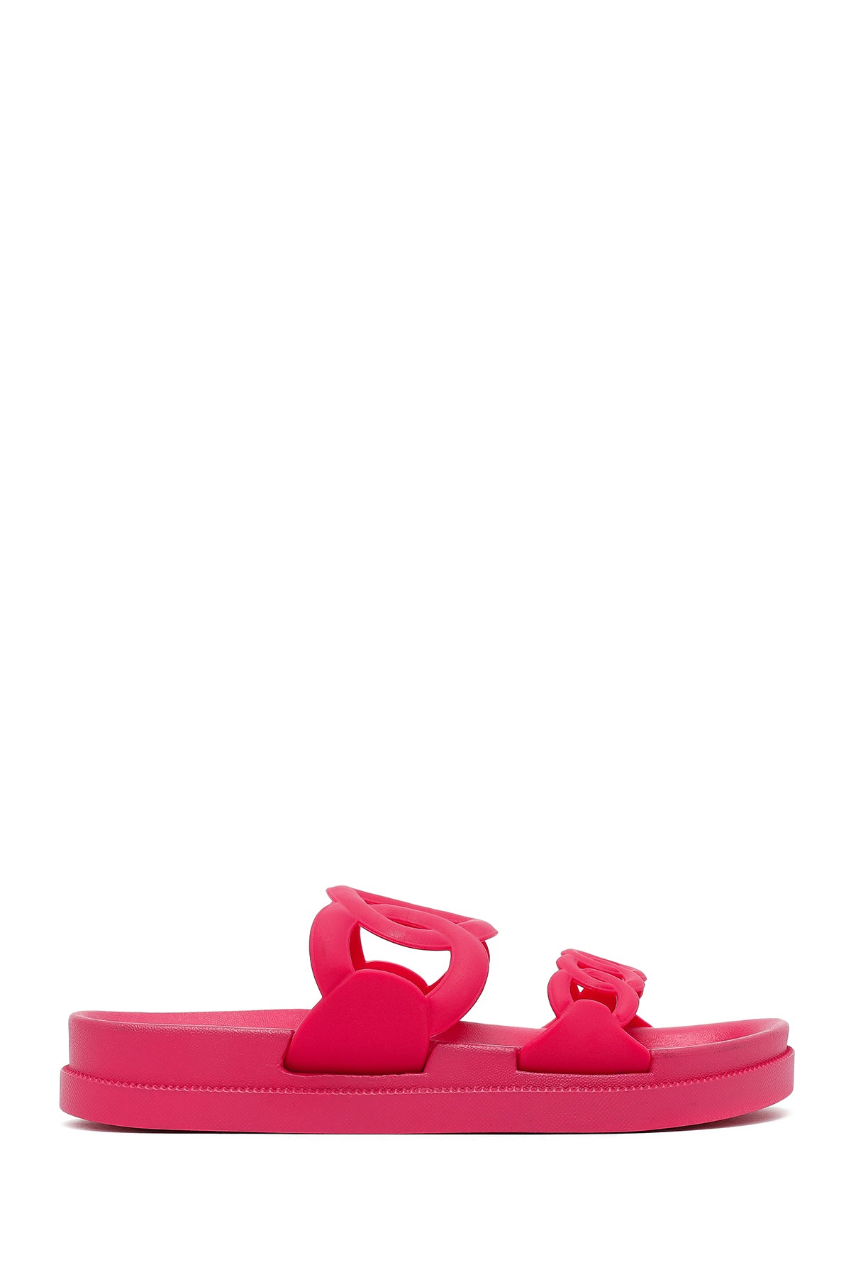 Women's Pink Glitter Jelly Slippers 25SFE4903PV | Derimod