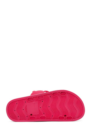 Kadın Pembe Simli Jelly Terlik