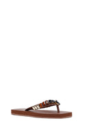 Kadın Kahverengi Taşlı Jelly Terlik | Derimod