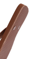 Kadın Kahverengi Taşlı Jelly Terlik | Derimod