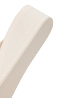 Kadın Beyaz Parmak Arası Taşlı Dolgu Topuk Jelly Terlik | Derimod