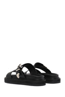 Kadın Siyah Tokalı Terlik | Derimod