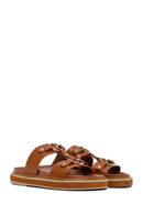 Women's Tan Accessory Slippers | Derimod