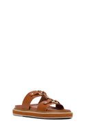 Women's Tan Accessory Slippers | Derimod