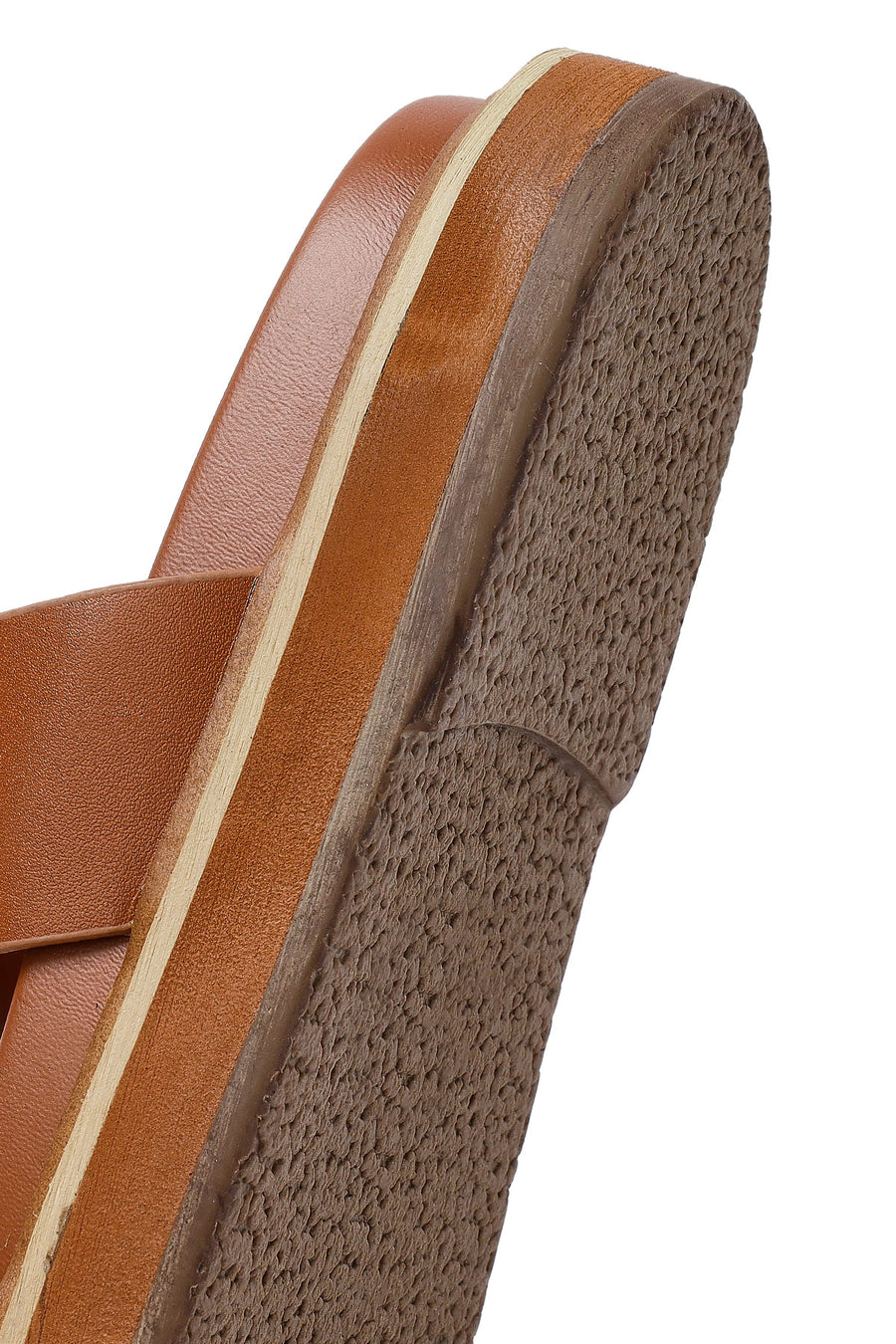 Women's Tan Accessory Slippers