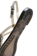 Kadın Siyah Jelly Arkadan Tokalı Taşlı Sandalet | Derimod