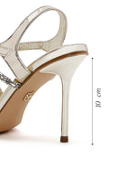 Kadın Altın Bilekten Tokalı Yüksek İnce Topuklu Sandalet | Derimod