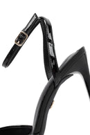 Kadın Siyah Bilekten Tokalı Yüksek İnce Topuklu Sandalet | Derimod