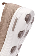 Derimod Zero Women's Beige Fabric Casual Sneakers | Derimod