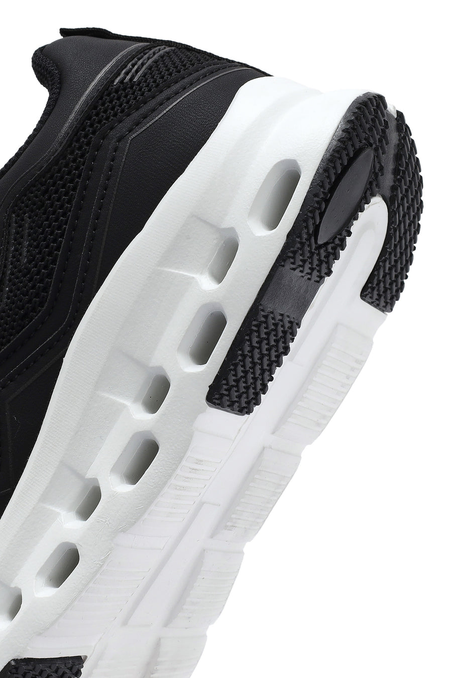 Kadın Siyah Bağcıklı Kalın Tabanlı Sneaker