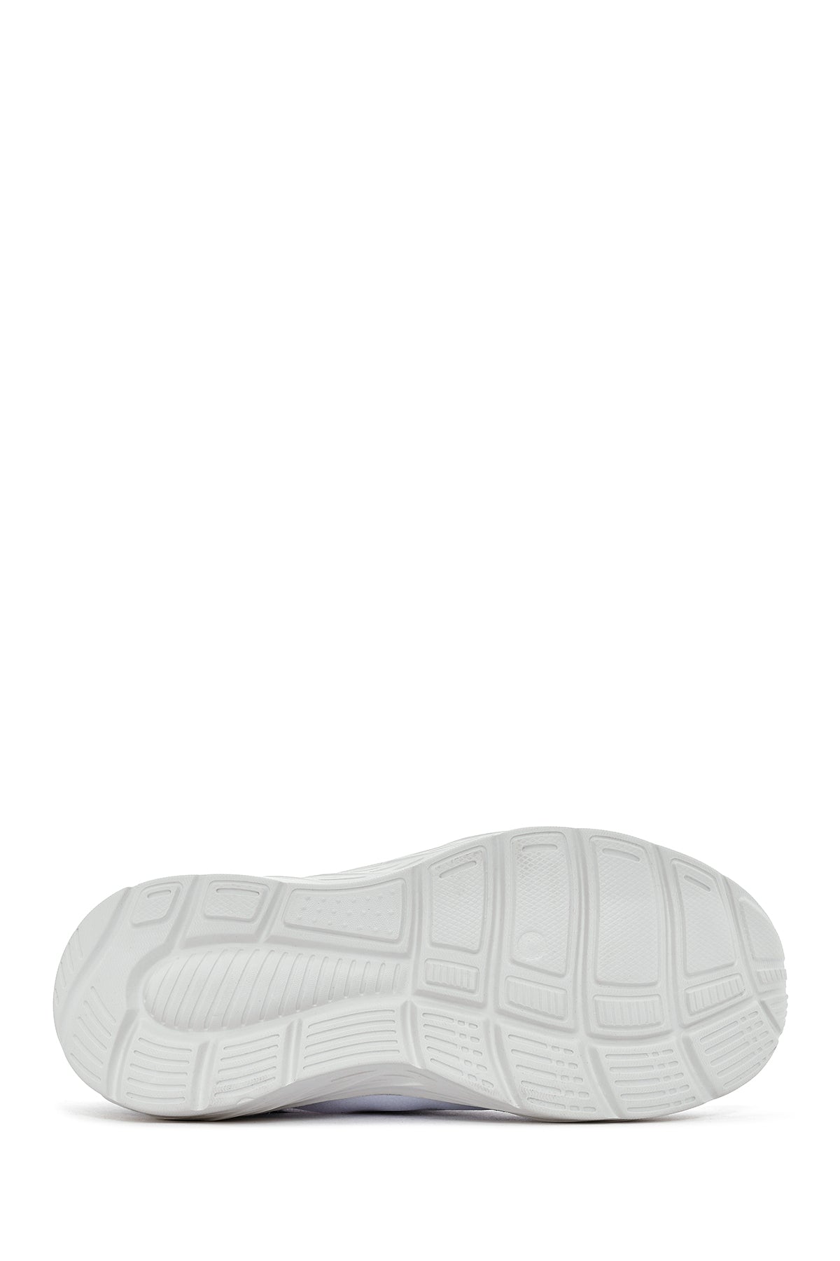 Kadın Beyaz Bağcıklı Kalın Tabanlı Sneaker