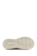 Kadın Bej Bağcıklı Kalın Tabanlı Sneaker | Derimod