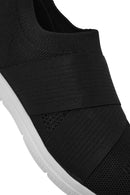 Derimod Zero Kadın Siyah Kumaş Sneaker | Derimod