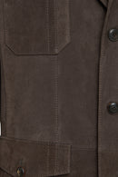 Sacramento Erkek Kahverengi Nubuk Deri Mont | Derimod