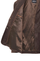 Rodrygo Men's Brown Blazer Suede Leather Jacket | Derimod