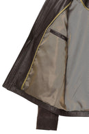 Morata Erkek Kahverengi Nubuk Deri Ceket | Derimod