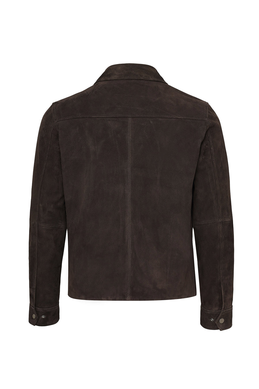 Morata Men's Brown Nubuck Leather Jacket