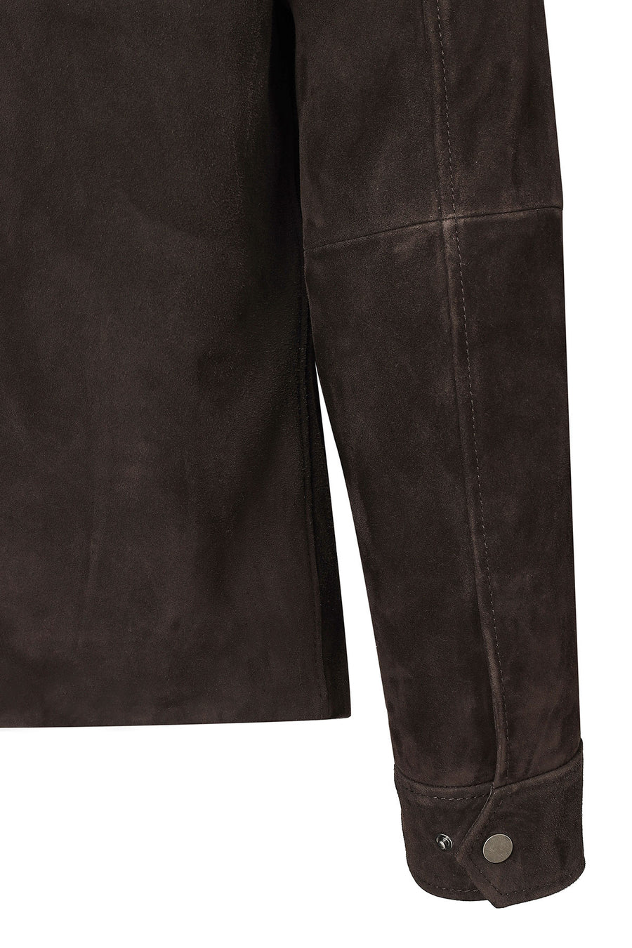 Morata Men's Brown Nubuck Leather Jacket