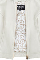 Zoey Kadın Bej Kısa Deri Ceket | Derimod