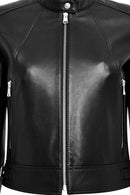 Missy Kadın Siyah Kısa Deri Ceket | Derimod