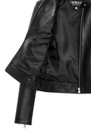 Missy Kadın Siyah Kısa Deri Ceket | Derimod