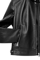 Missy Kadın Siyah Kısa Deri Ceket | Derimod