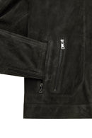 Patrick Erkek Gri Süet Deri Ceket | Derimod