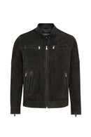 Patrick Erkek Gri Süet Deri Ceket | Derimod