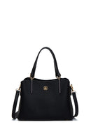 Women's Black Long Strap Printed Mini Shoulder Bag | Derimod