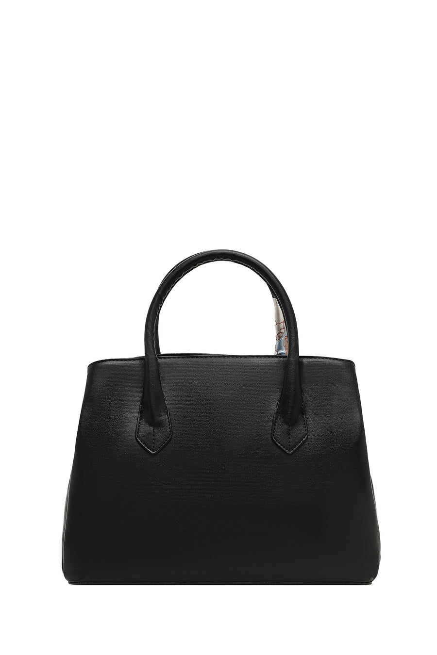 Women's Black Long Strapped Accessorized Shoulder Bag