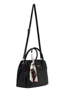 Kadın Siyah Uzun Askılı Aksesuarlı Kol Çantası | Derimod