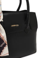 Kadın Siyah Uzun Askılı Aksesuarlı Kol Çantası | Derimod