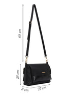 Woman Black Long Strap Crossbody Bag | Derimod