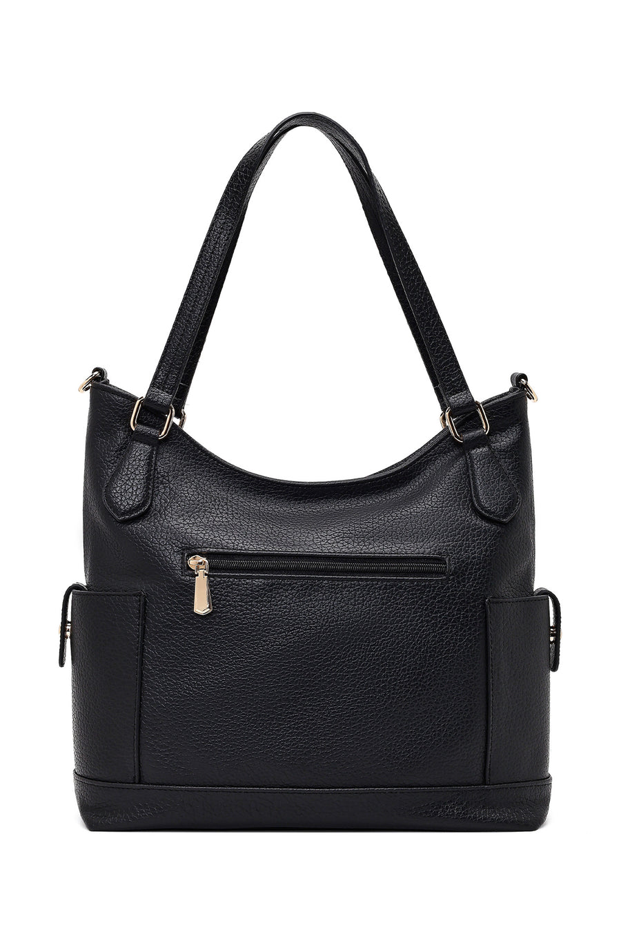 Women's Black Long Strap Shoulder Bag