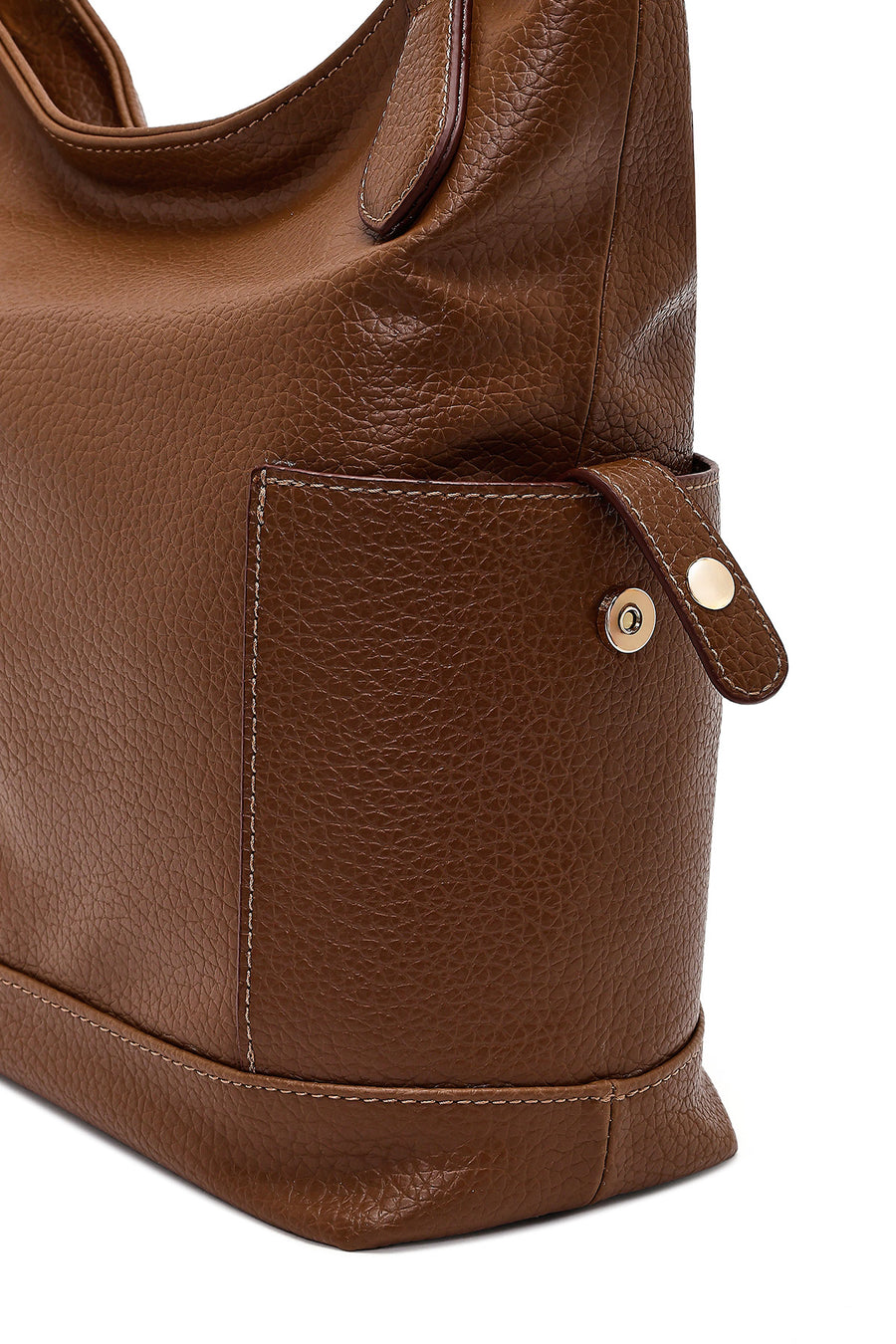 Women's Brown Long Strap Shoulder Bag