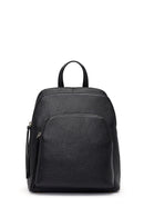 Kadın Siyah Deri Sırt Çantası | Derimod