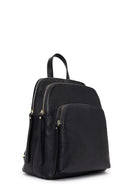 Kadın Siyah Deri Sırt Çantası | Derimod