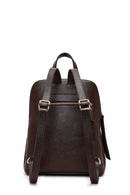 Kadın Kahverengi Deri Sırt Çantası | Derimod