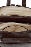 Kadın Kahverengi Deri Sırt Çantası | Derimod