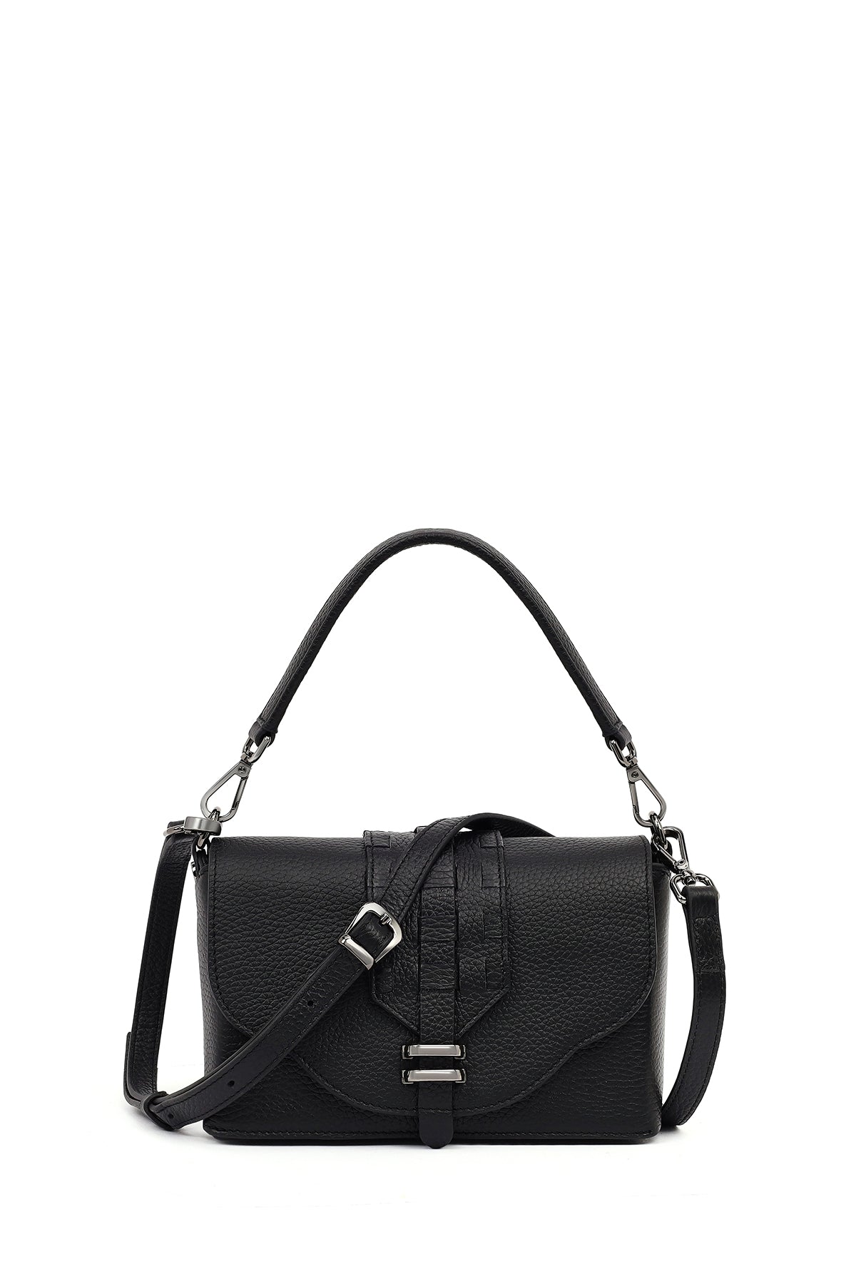 Kadın Siyah Uzun Askılı Deri Çapraz Çanta 25WBD2304FT | Derimod