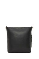 Kadın Siyah Uzun Askılı Deri Omuz Çantası | Derimod